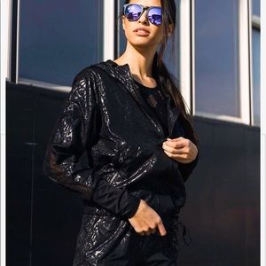 Zyia leopard bomber jacket